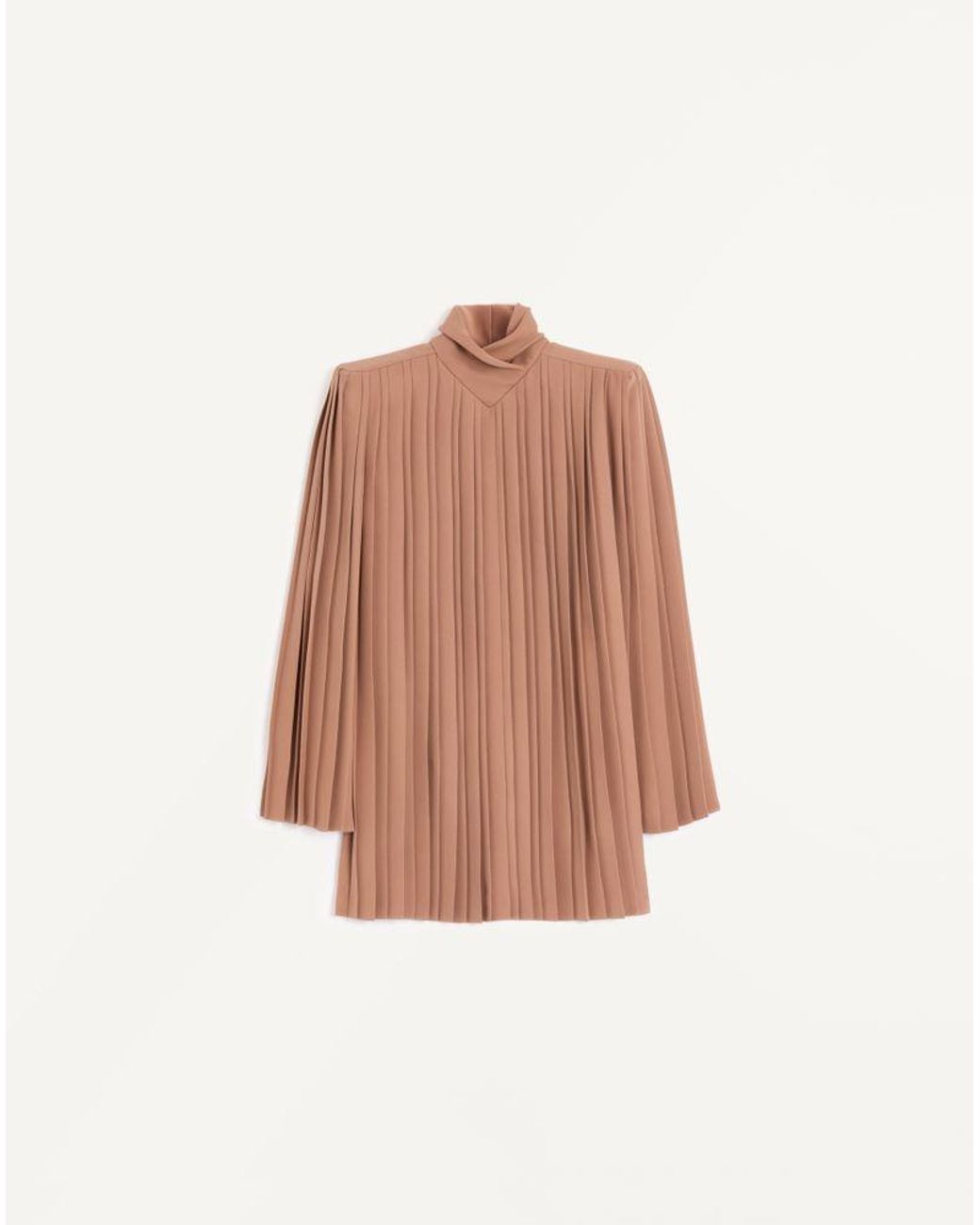 Valentino Multicolor Cady Couture Pleated Top 38
