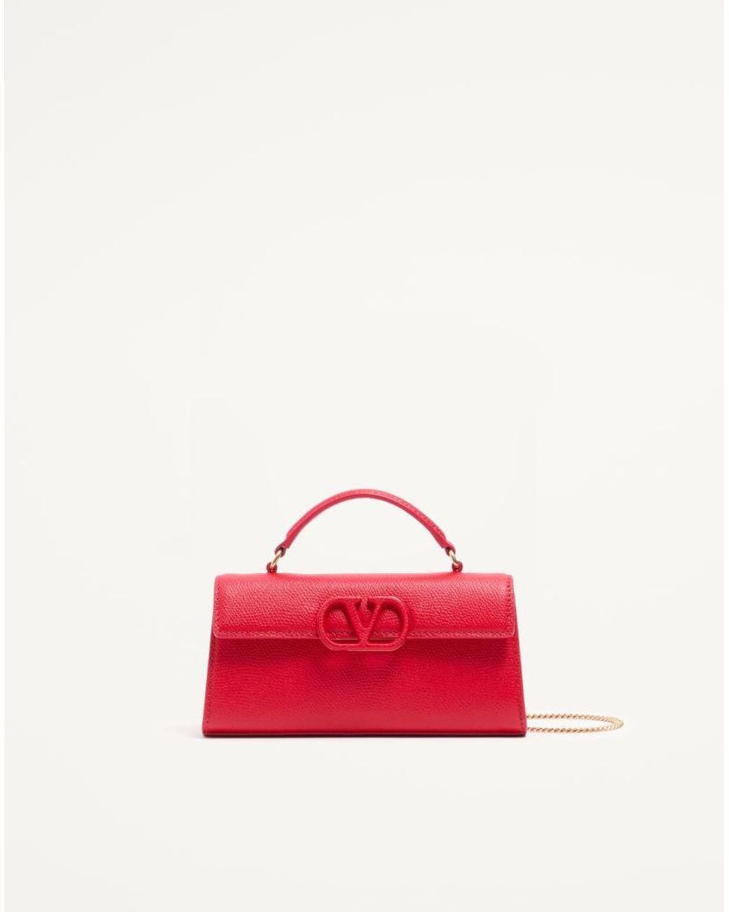 Valentino Garavani Red Vsling Mini Handbag