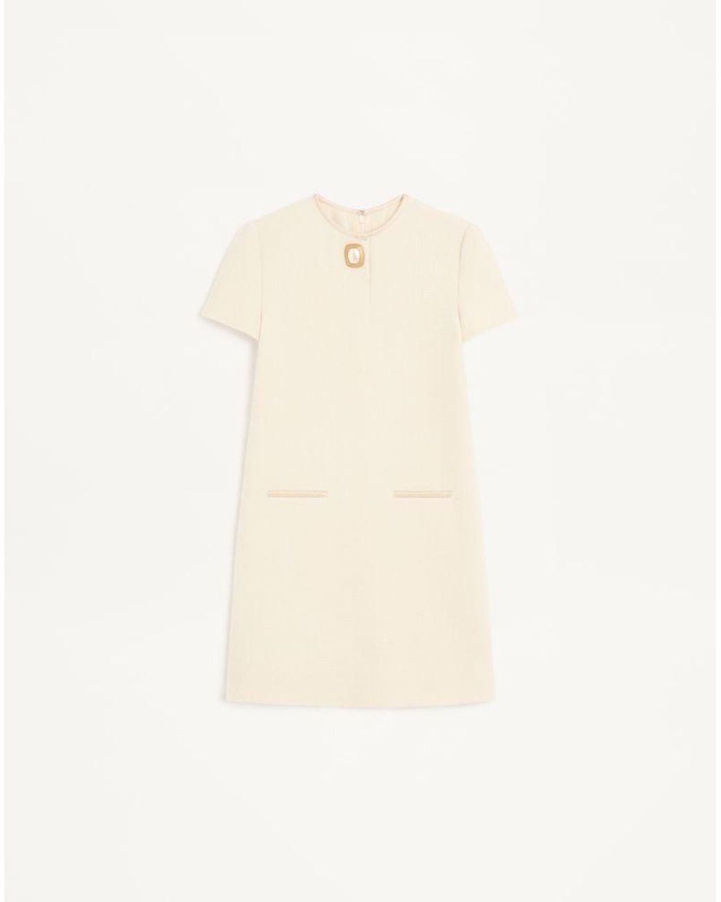Valentino Natural Short Dress