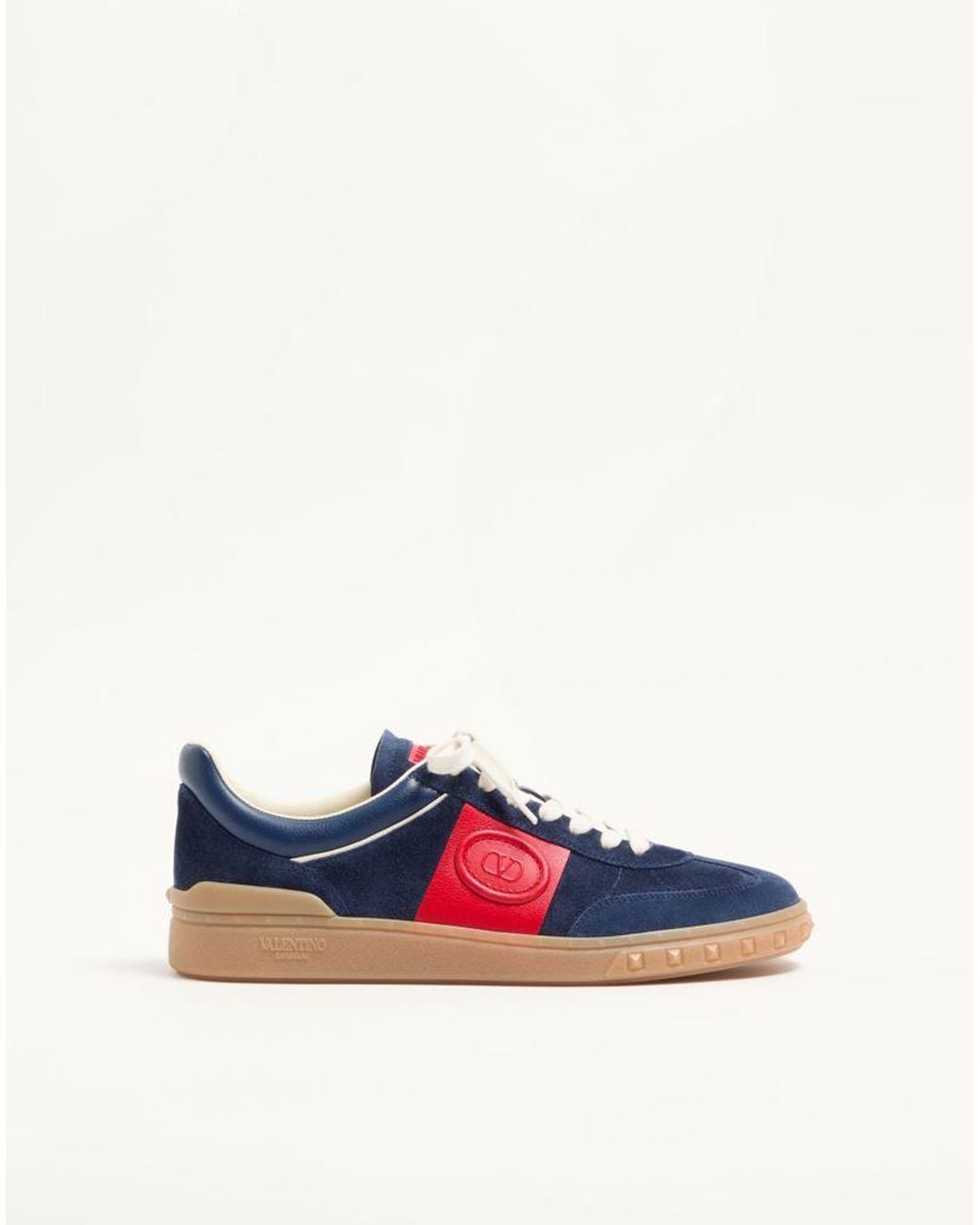 Valentino Garavani Blue Upvillage Low Top Trainer for men