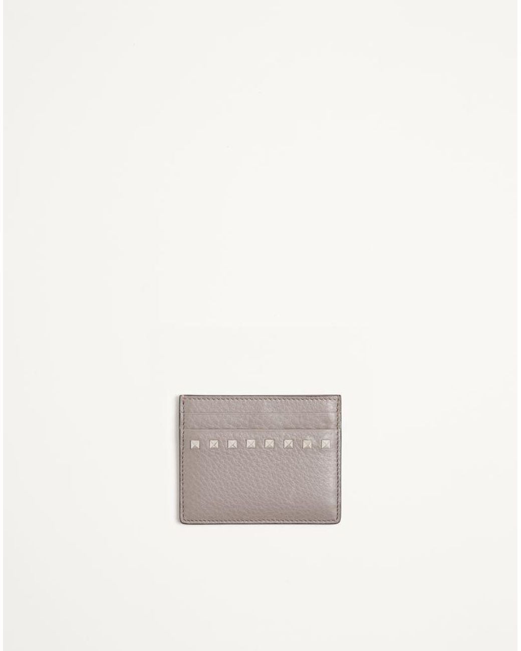 Valentino Garavani White Rockstud Cardholder for men
