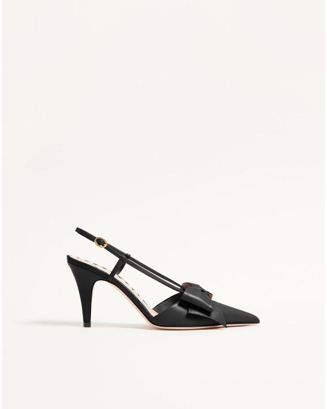Valentino Garavani Natural Bowow Slingback Pumps