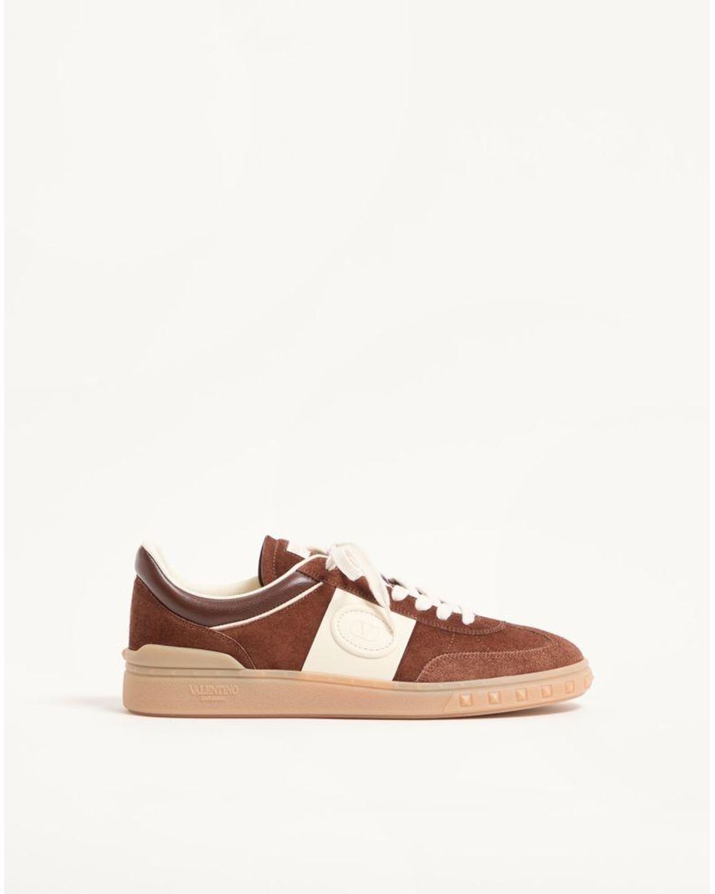 Valentino Garavani Brown Upvillage Low Top Trainer for men