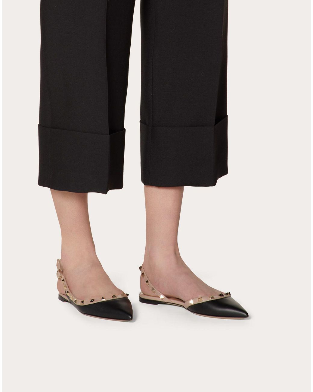 valentino slingback flats