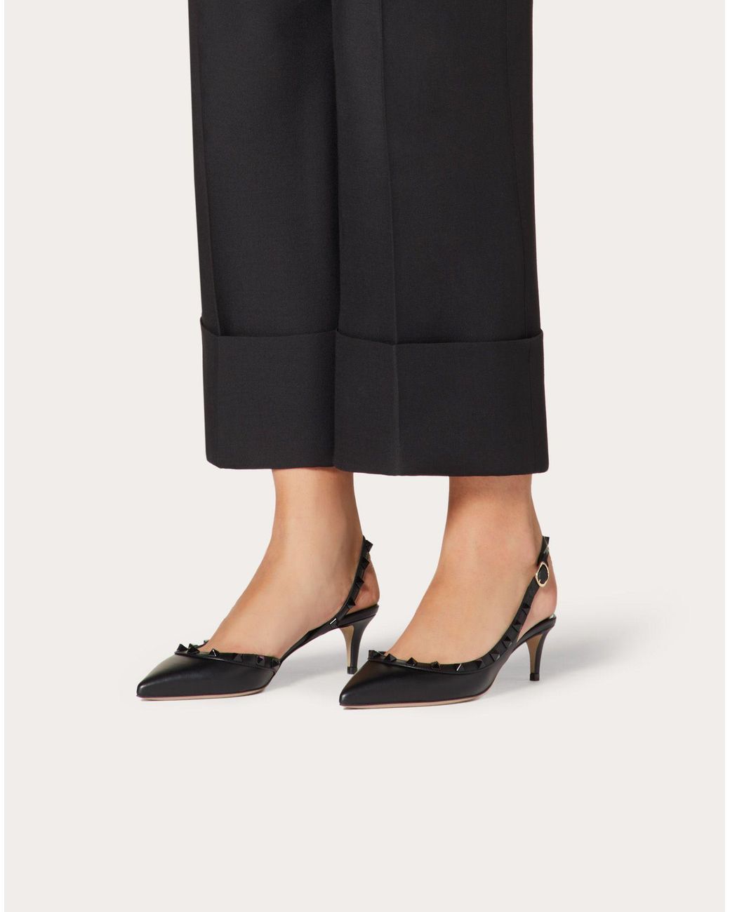 rockstud slingback pump valentino garavani