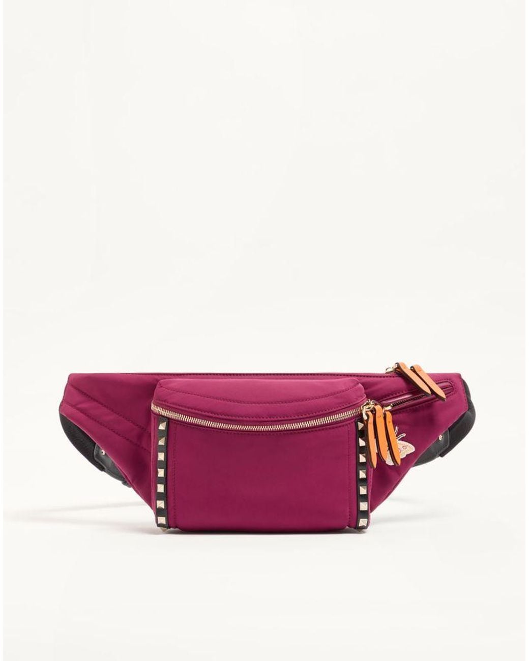 Valentino Garavani Pink Stud Up Waist Bag for men