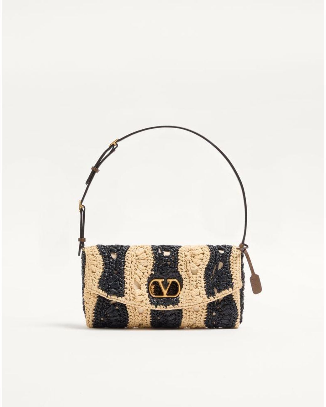 Valentino Garavani Metallic Devain Small Shoulder Bag