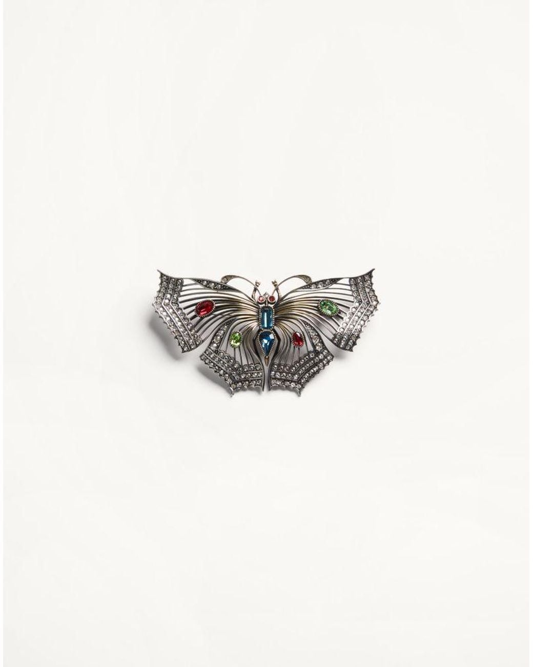 Valentino Garavani White Vouloirvoler Brooch