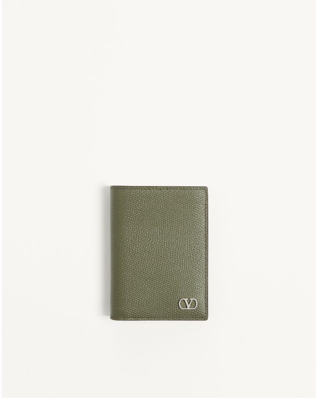 Valentino Garavani Green Vlogo Signature Cardholder for men