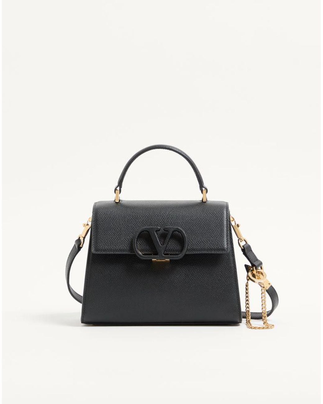 Valentino Garavani Black Vsling Small Handbag