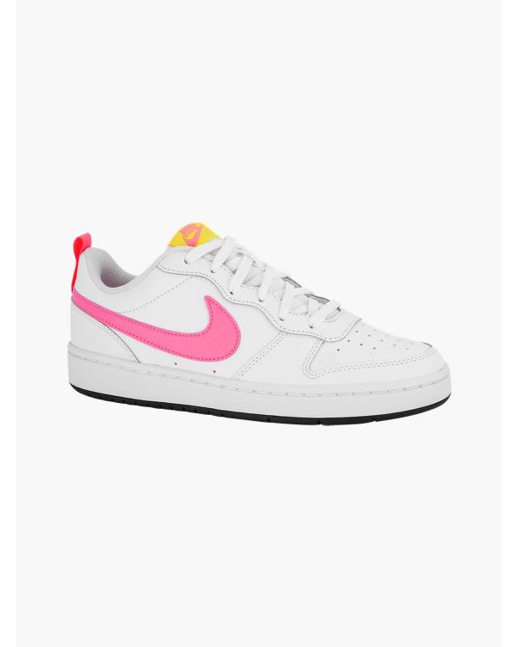 Nike Rubber Witte Court Borough Low in het Wit - Lyst