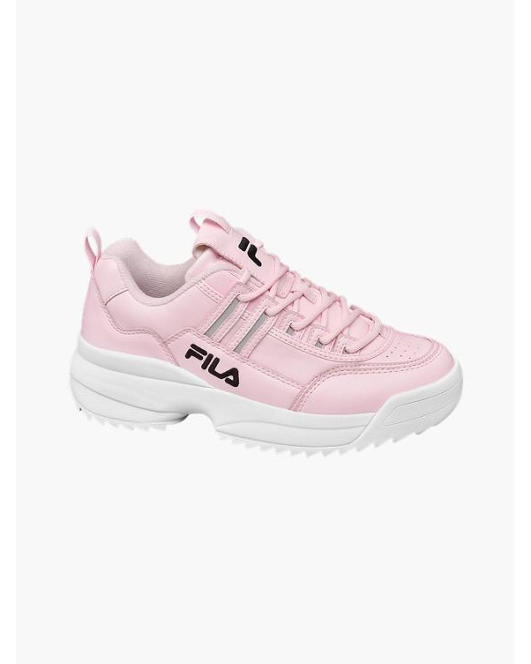 Fila Rubber Chunky Sneaker in het Roze - Lyst