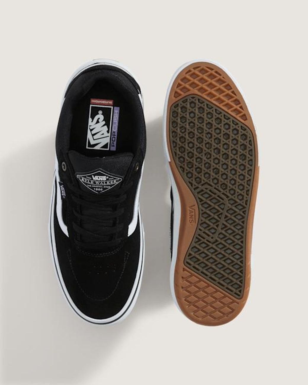 Vans White Skate Kyle Walker Wafflecup Shoes for men