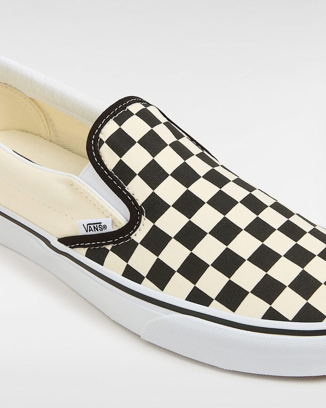 Vans Metallic Checkerboard Classic Slip-On Shoes for men