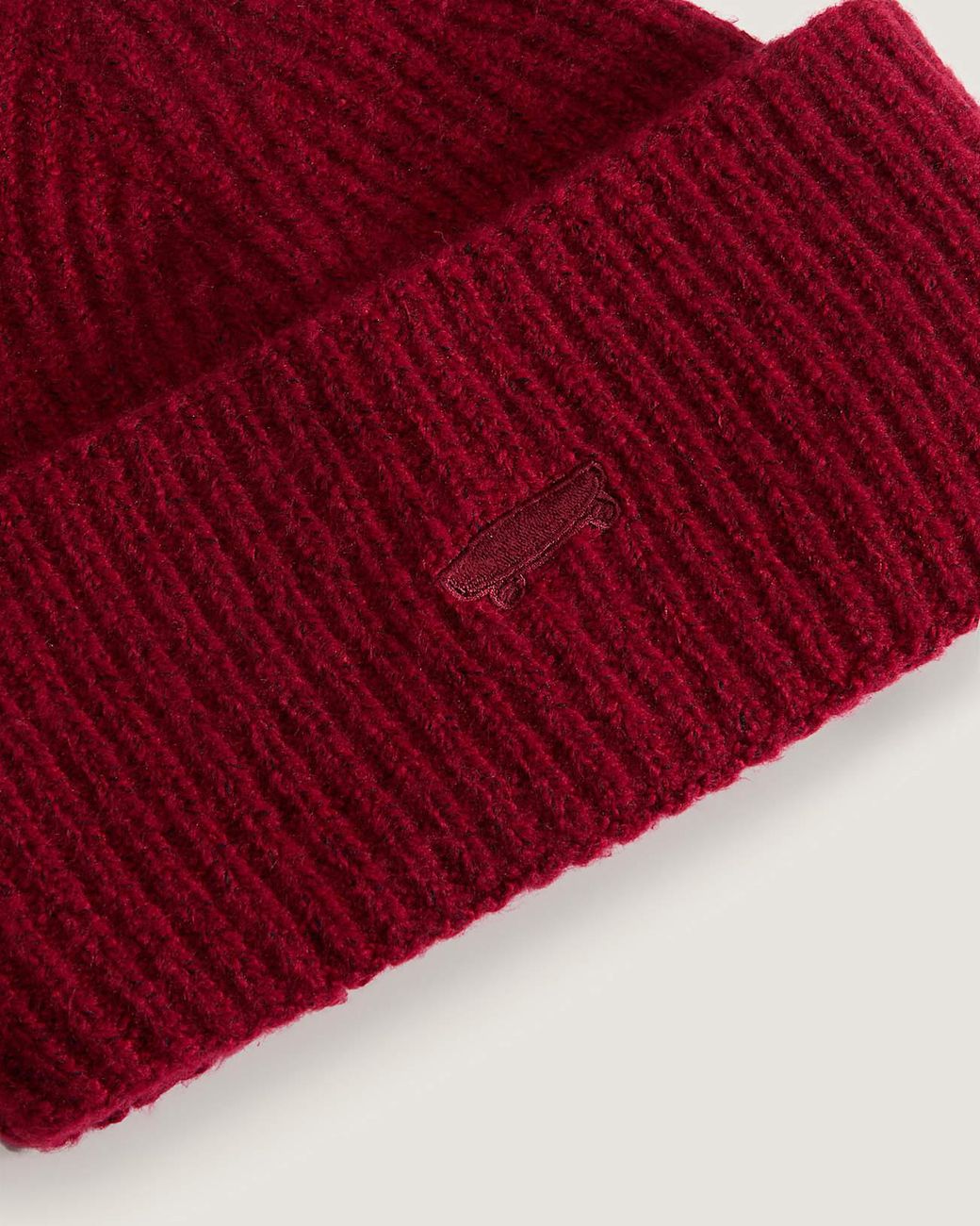 Vans Red Densmore Wide Cuff Beanie for men