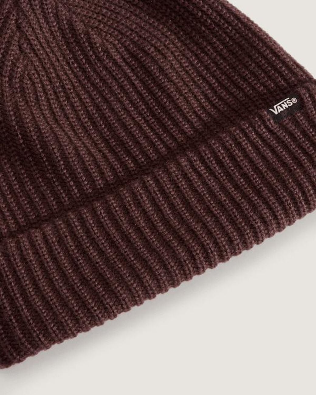 Vans Brown Core Basic Cuff Beanie for men