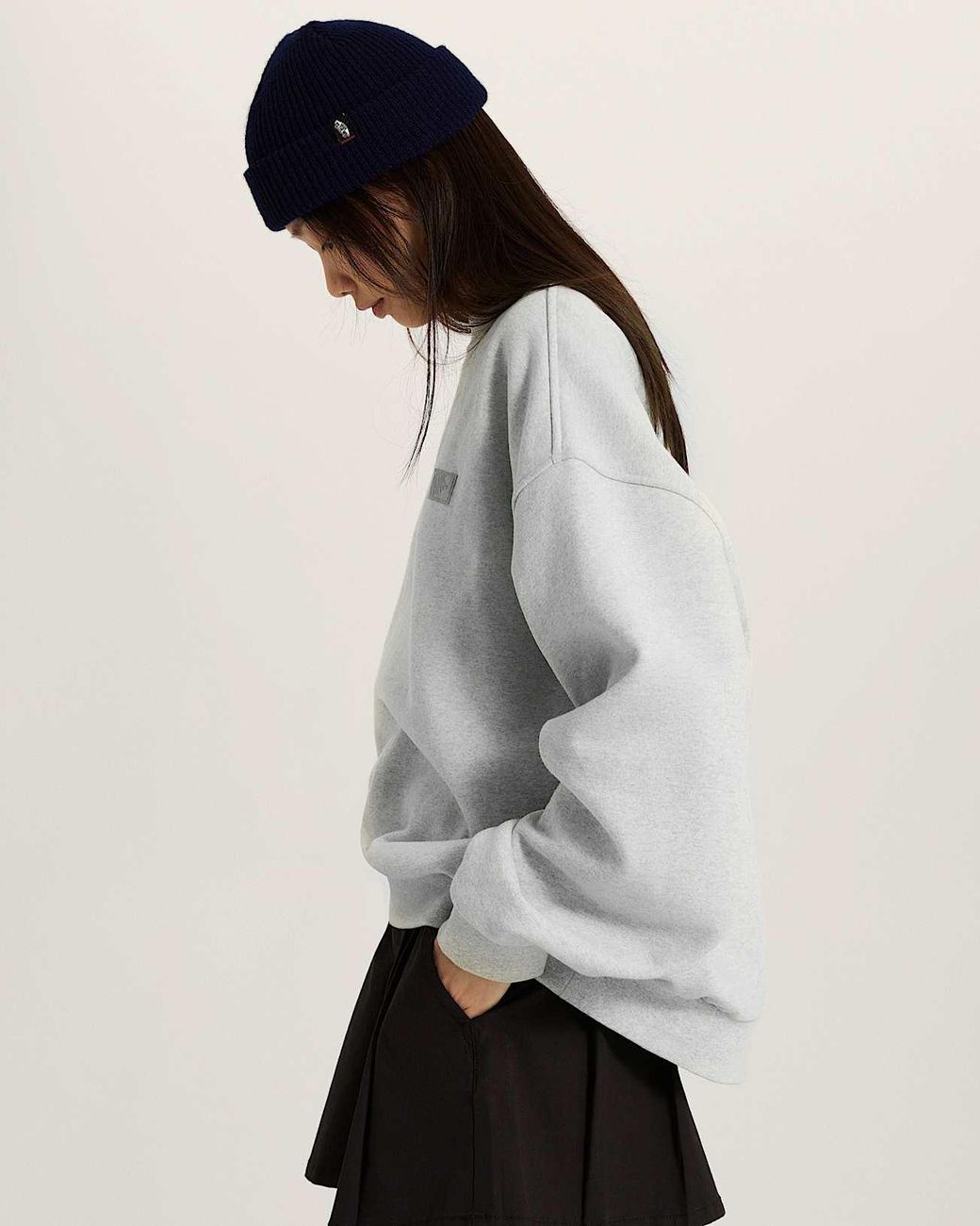 Vans Gray Premium Crewneck Sweatshirts for men