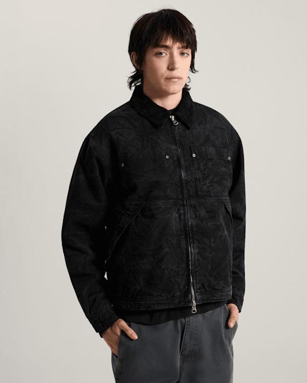 Vans Blue Nico Chore Canvas Jacket for men