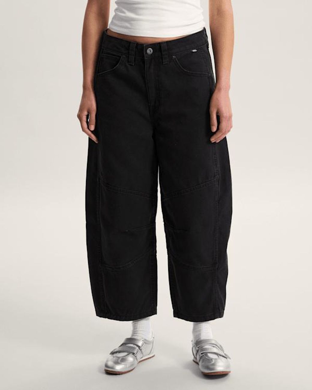 Vans Black Blaire Barrel Hose, Damen, Größe