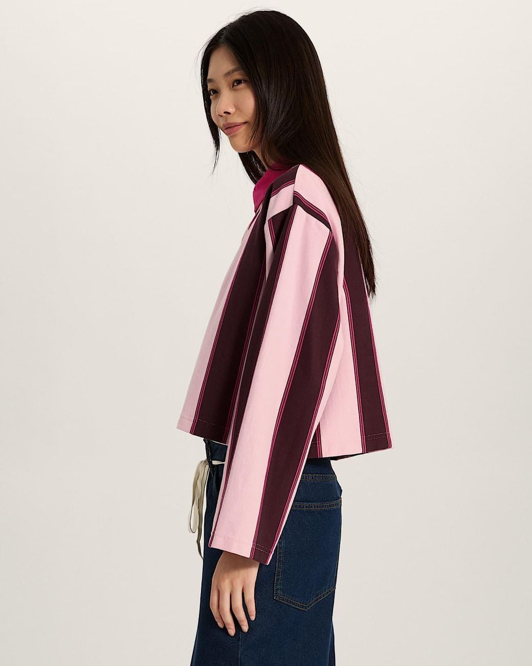 Vans Pink Becky Rugby Shirt