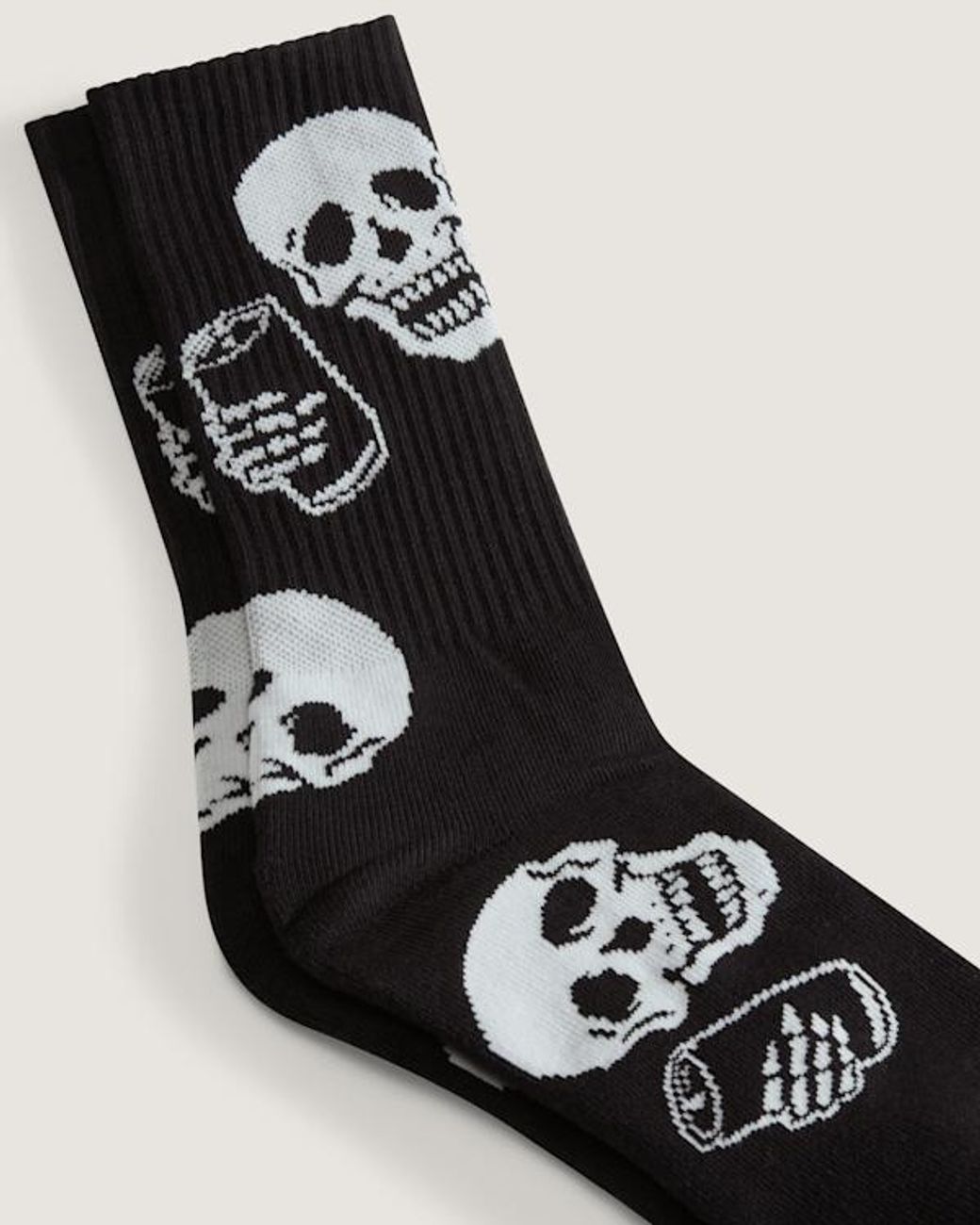 Vans Black Verne Crew Socks (1 Pair) Size: L (8.5-12​ for men