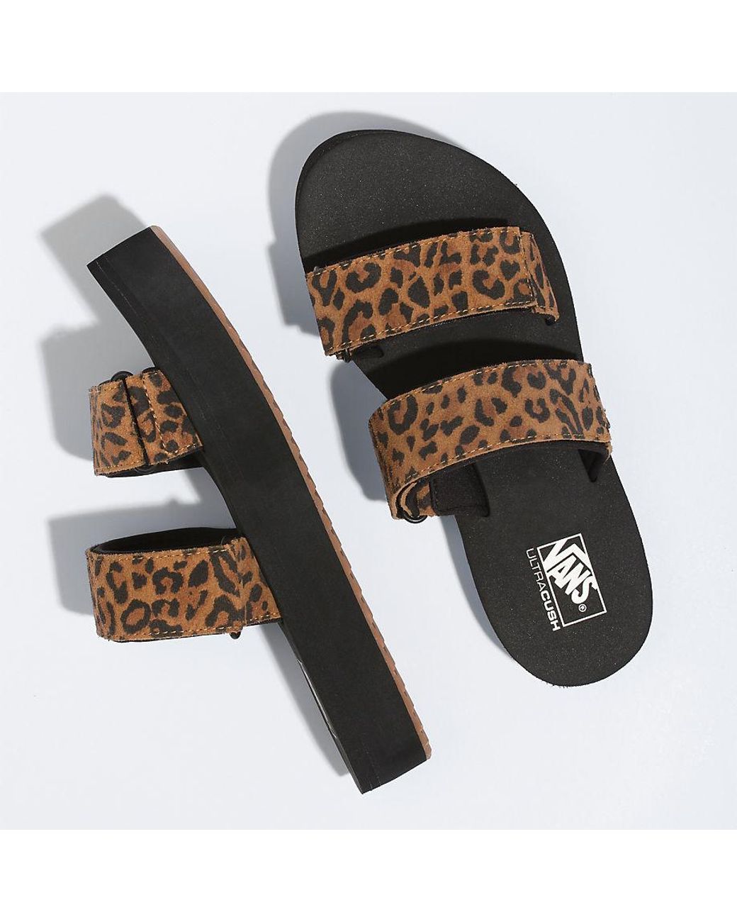 Vans Damen Suede Leopard Cayucas Slide Mega Platform Sandalen in Braun |  Lyst CH