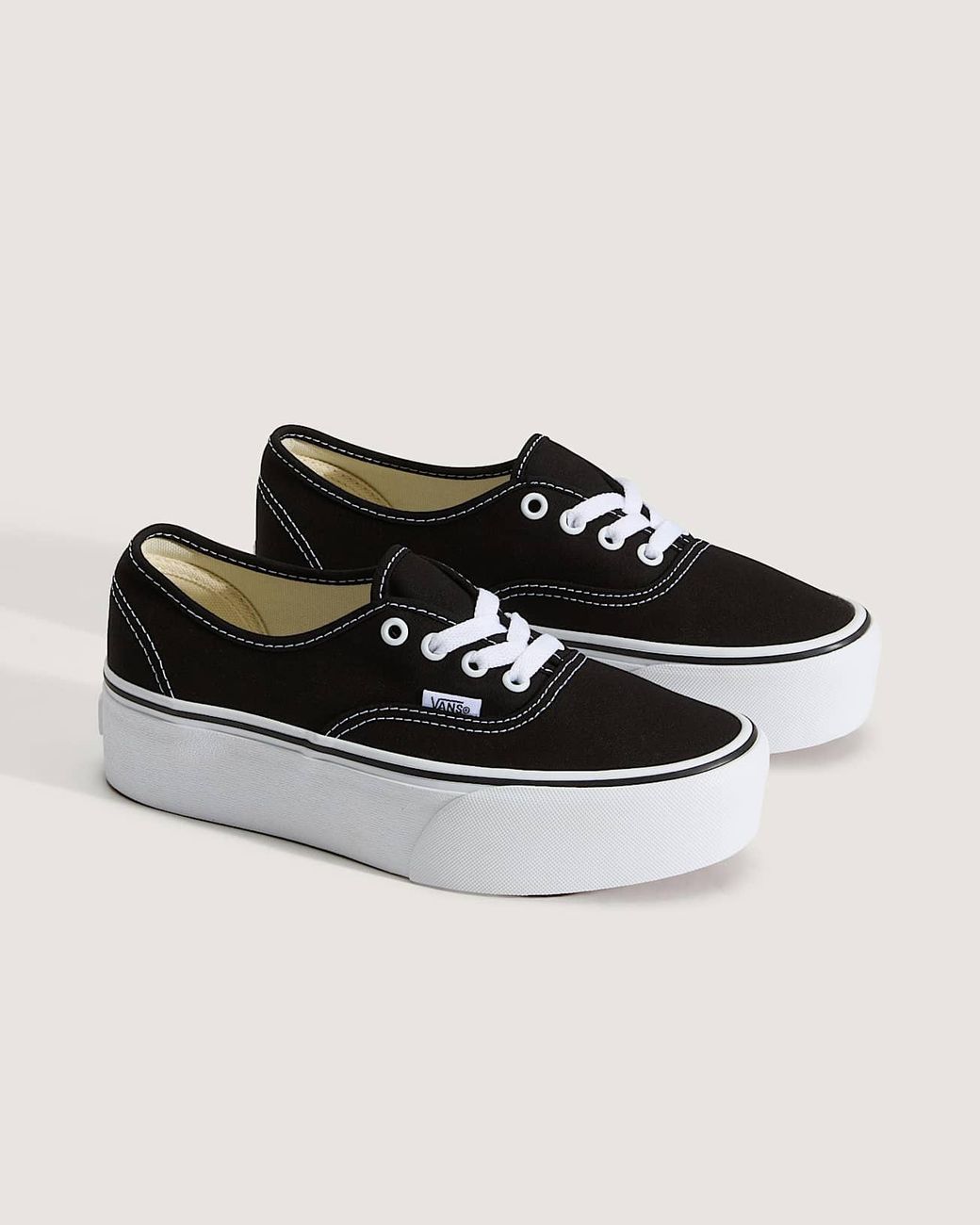 Vans Black Authentic Platform Schuhe, Damen, Größe