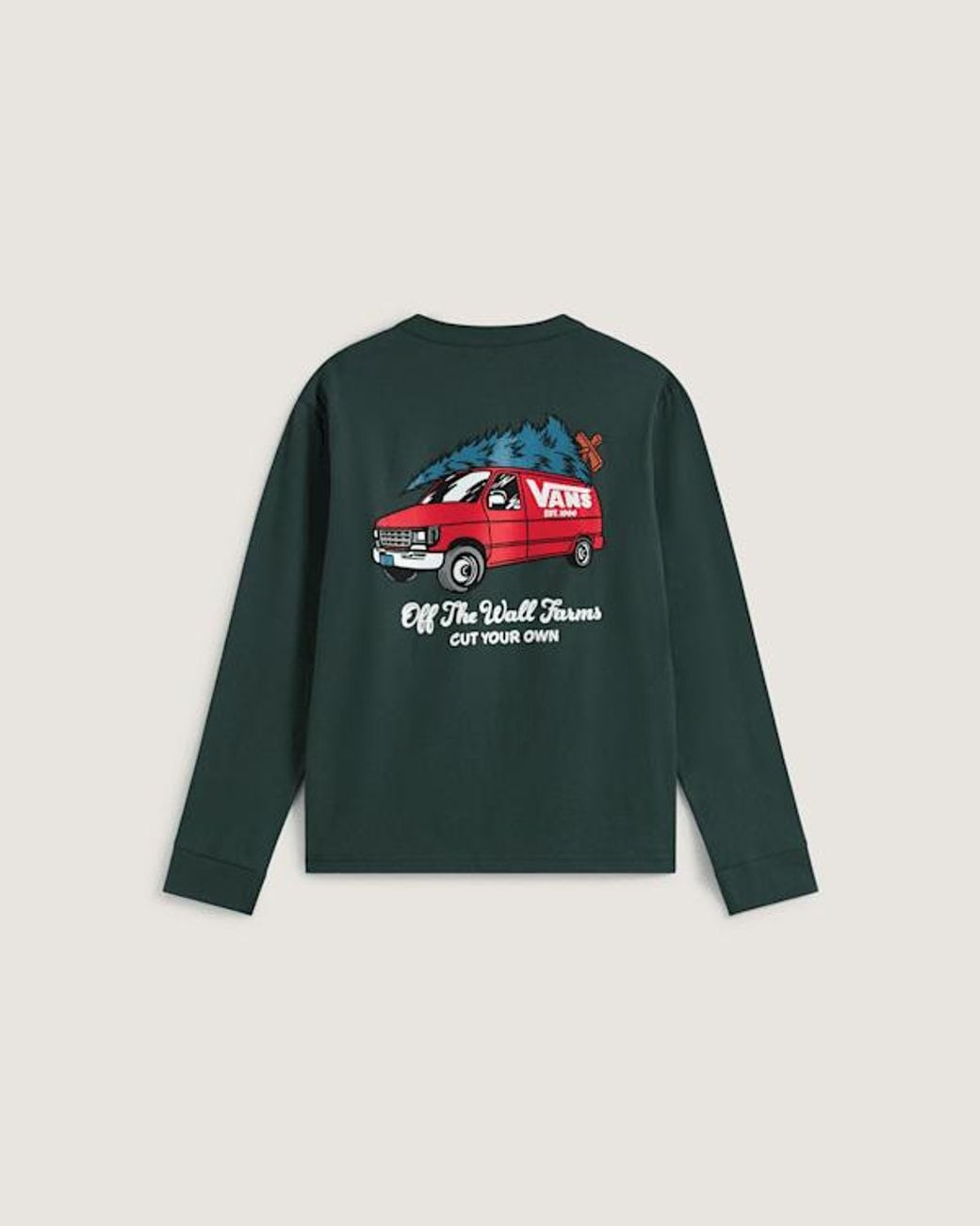 Vans Green Kids Cut Your Own Ls T-Shirt (8-14 Years)