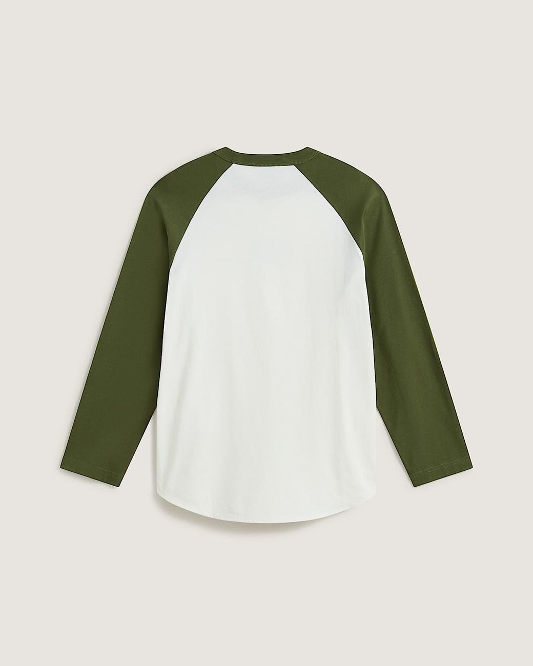 Vans Green Core Raglan Long Sleeve T-Shirt for men