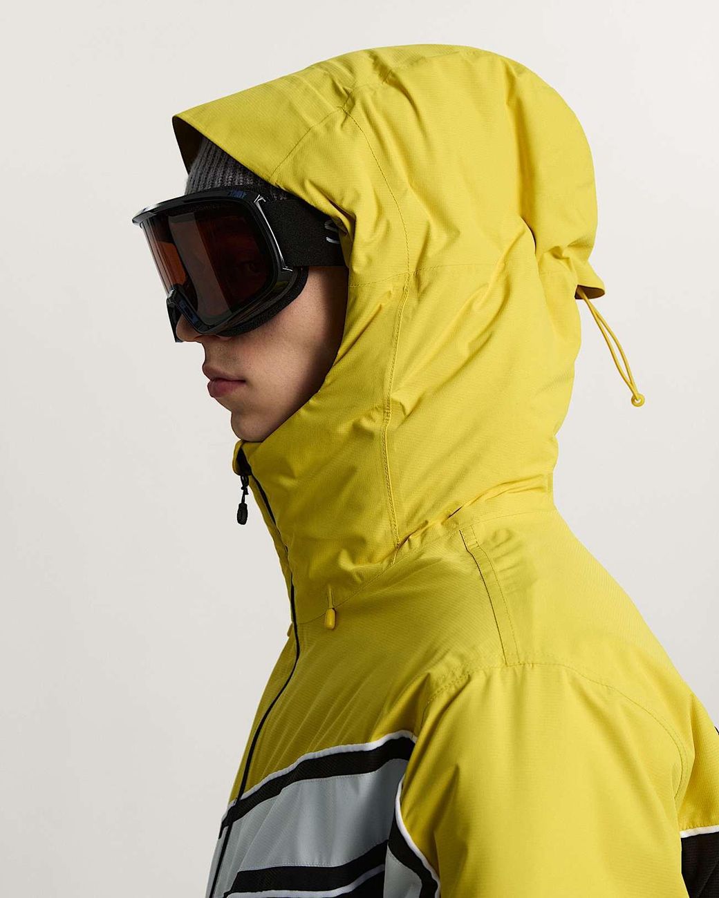 Vans Black 90's Big Block Hooded Puffer Jacket for men