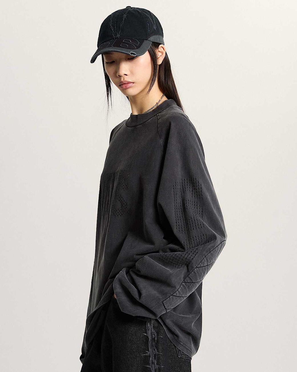 Vans Black A.O.D. By Slam Jam Lasered Long Sleeve T-Shirt for men