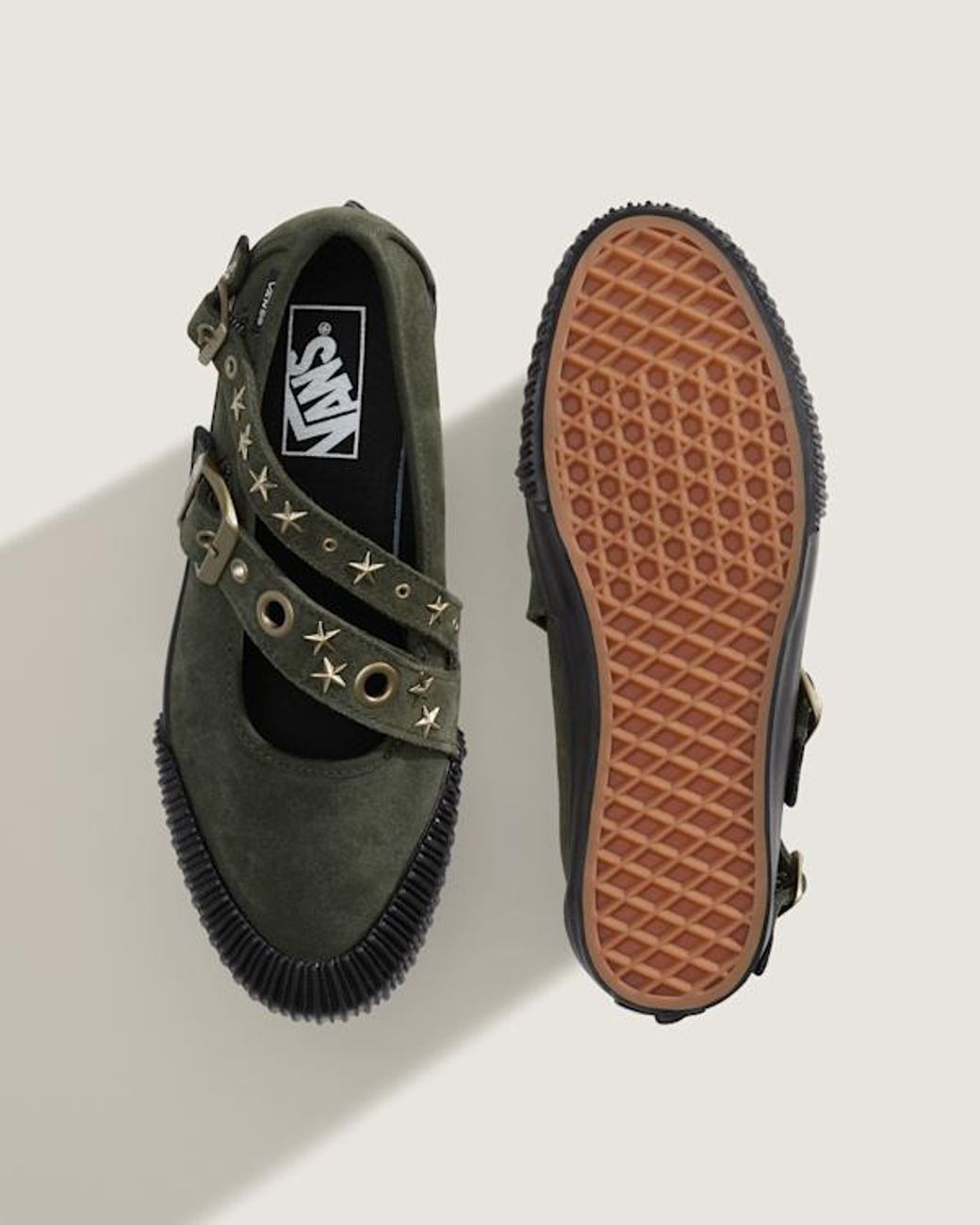 Vans Black Mary Jane Straps Shoes for men
