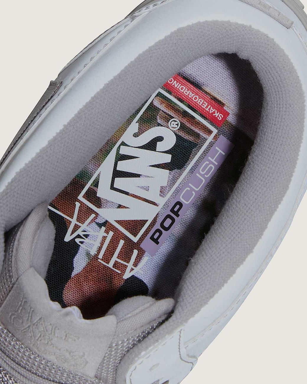 Vans White Skate Half Cab Shoes By Atiba for men