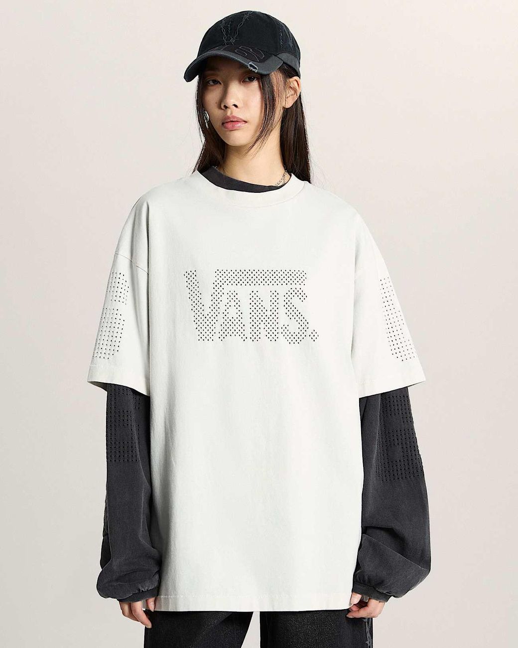 Vans White A.O.D. By Slam Jam Lasered T-Shirt for men