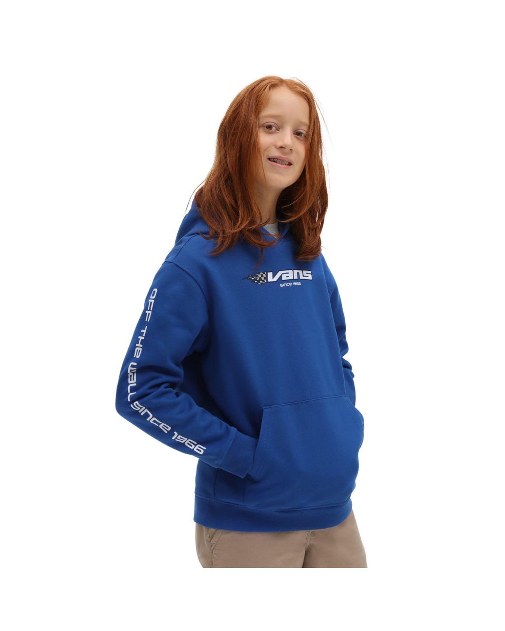 Vans Reflective Checkerboard Flame Pullover Hoodie Voor Jongens in het  Blauw voor heren | Lyst NL