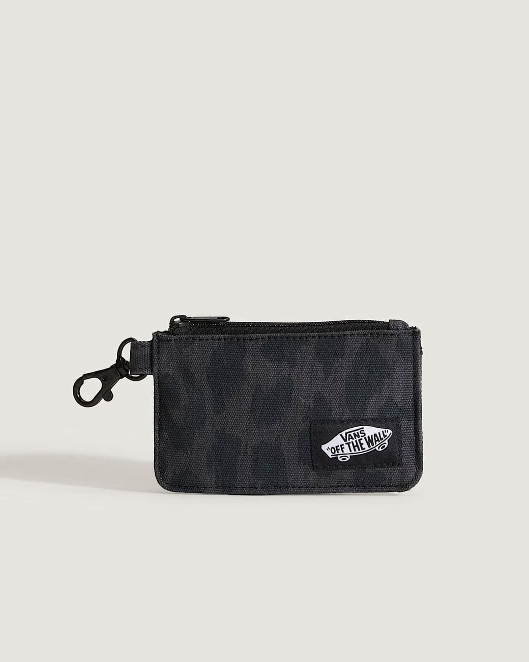 Vans Black Off The Wall Zip Wallet for men