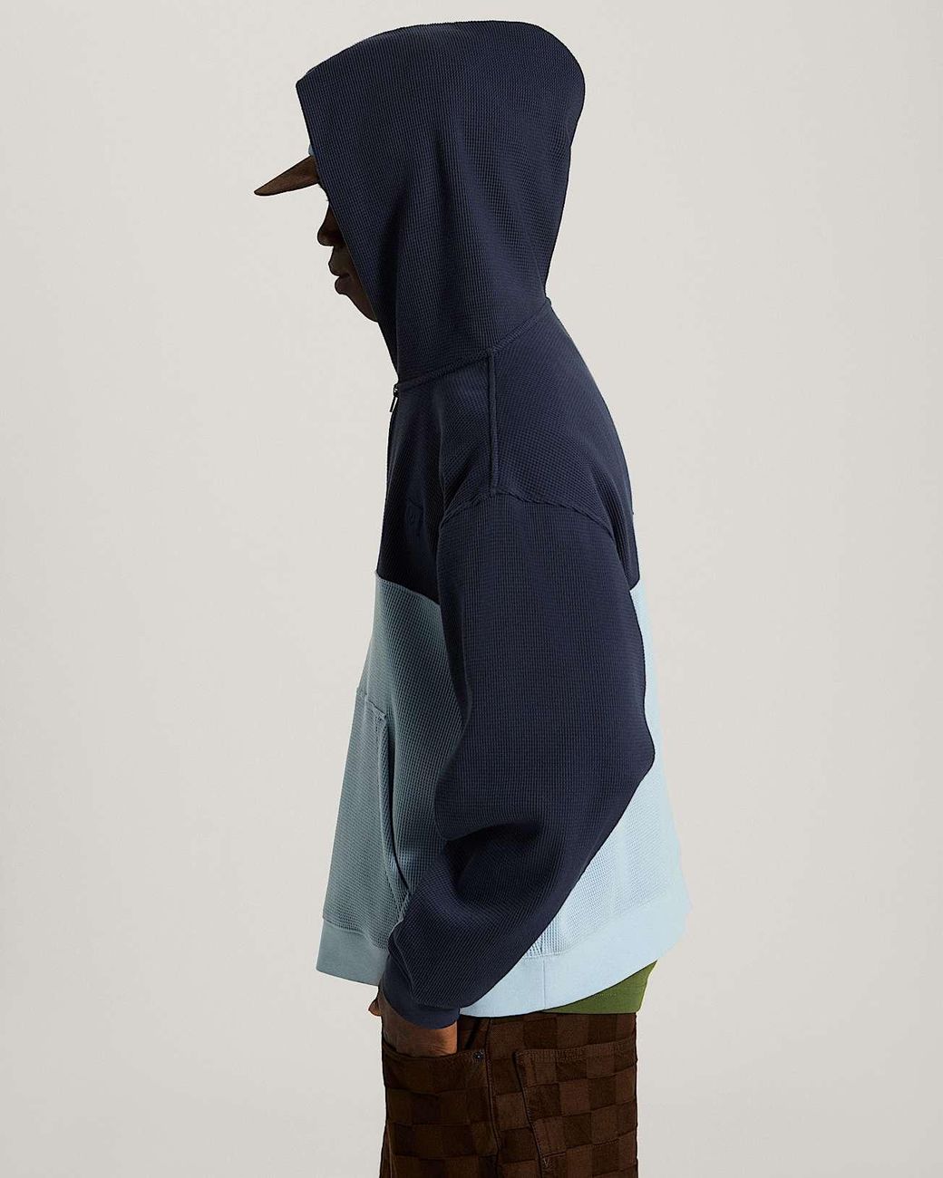 Vans Blue X Rowan Quarter Zip Hoodie for men