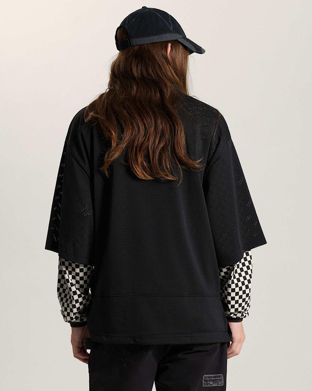 Vans A.O.D. By Slam Jam Mesh T-Shirt, Herren, Größe in Black für Herren
