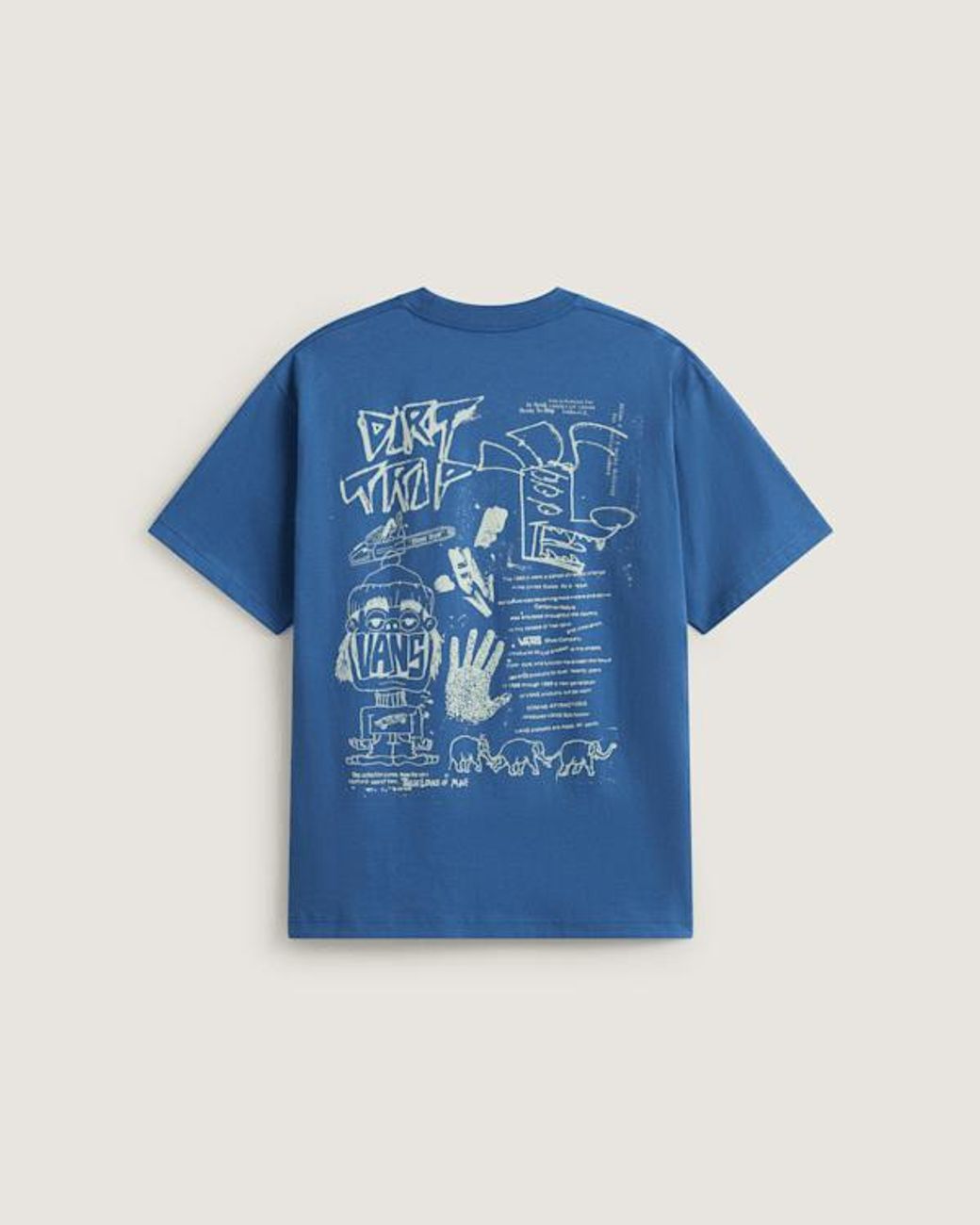 Vans Blue Dirt Trip T-Shirt for men
