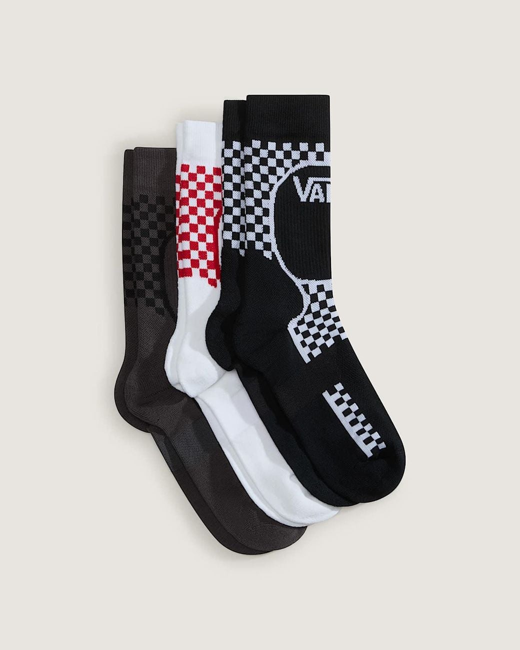 Vans A.O.D. By Slam Jam Checker Socken (3 Paar) Herren, Größe: L (42.5-47 in Black für Herren