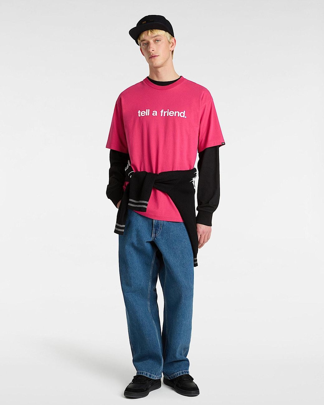 Vans Pink Tell A Friend T-Shirt