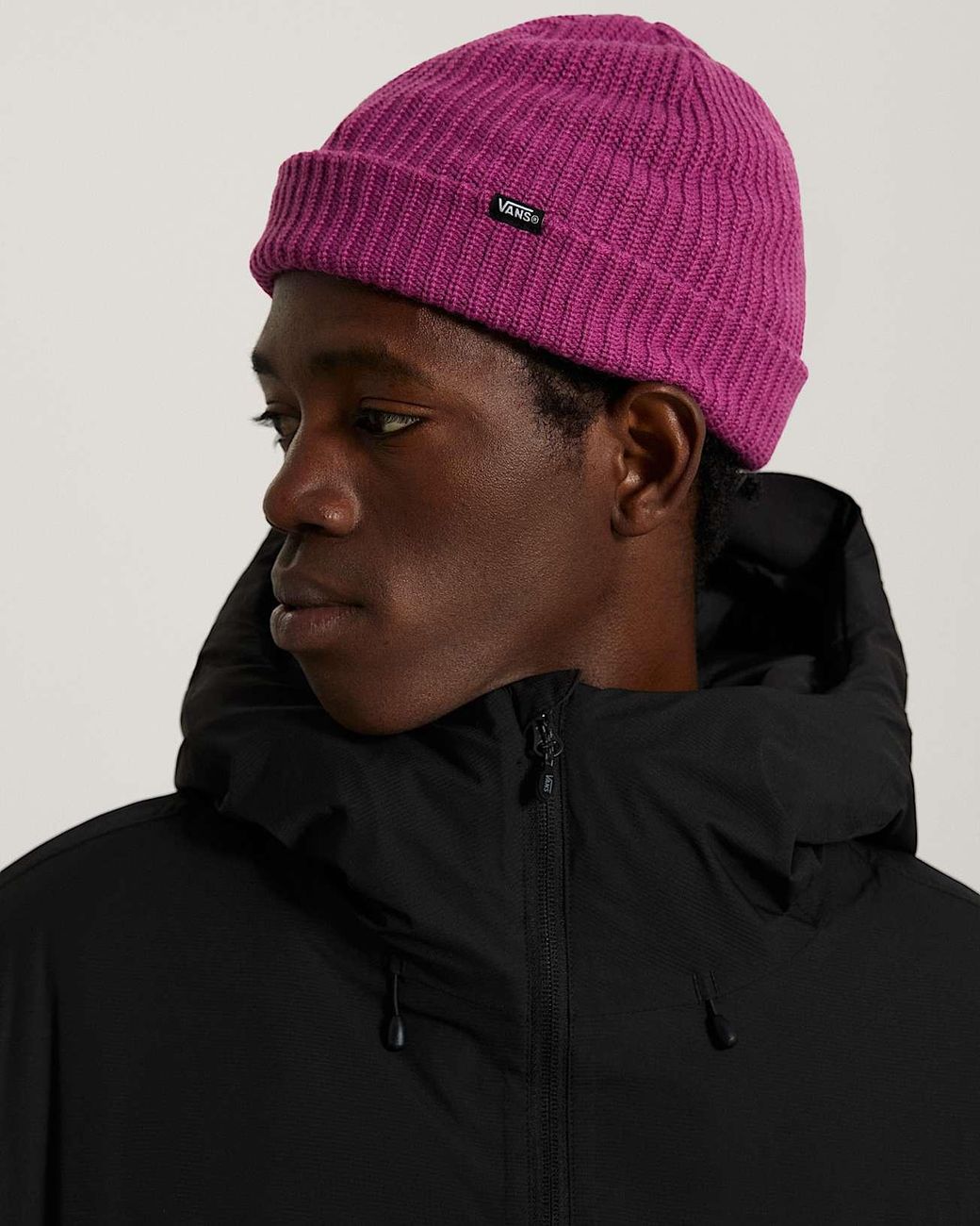 Vans Purple Core Basic Cuff Beanie for men