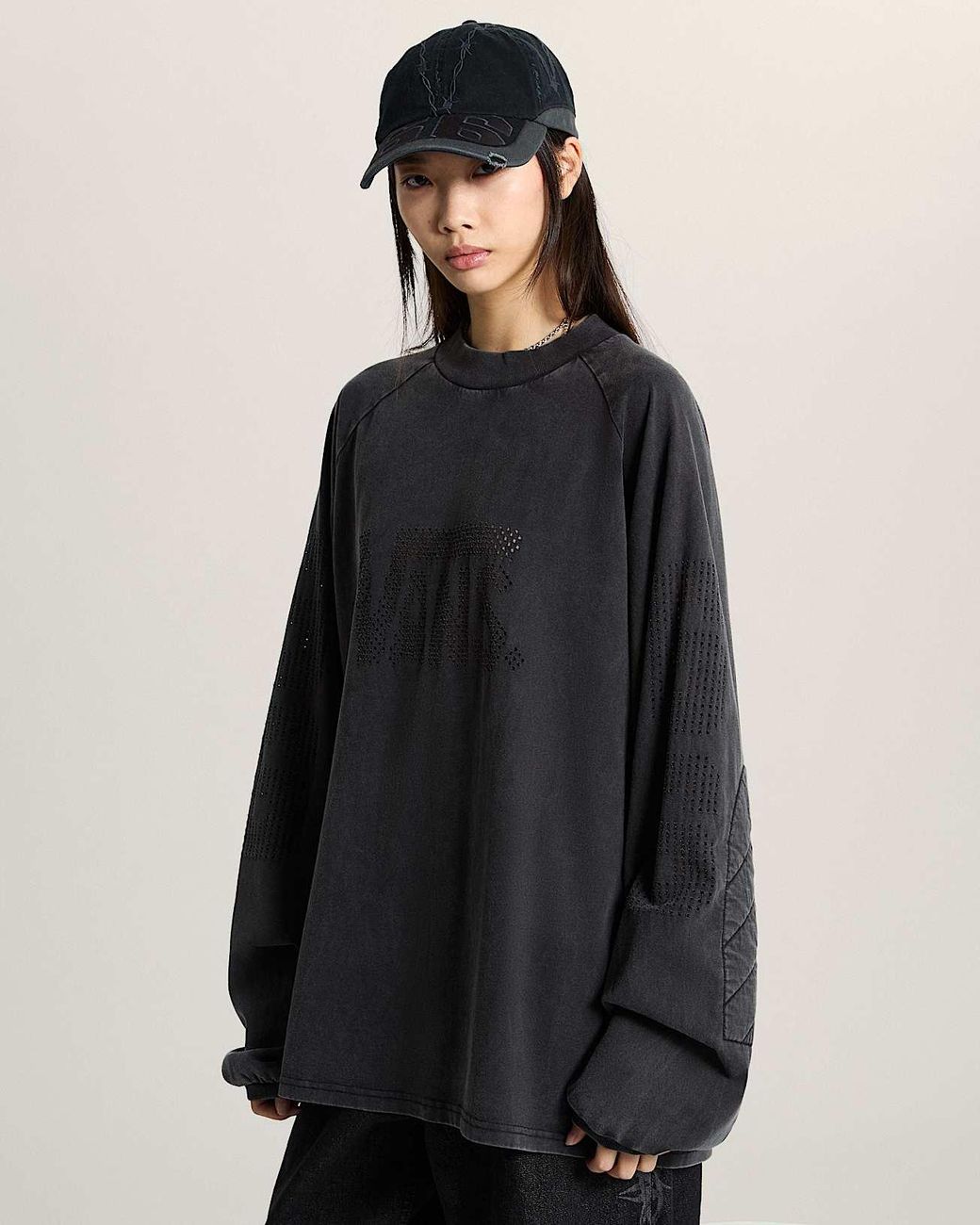 Vans Black A.O.D. By Slam Jam Lasered Long Sleeve T-Shirt for men