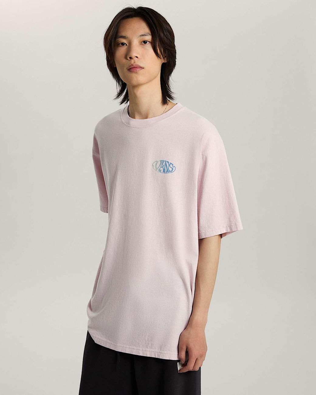 Vans Pink Jetty Sets Ss T-Shirt for men