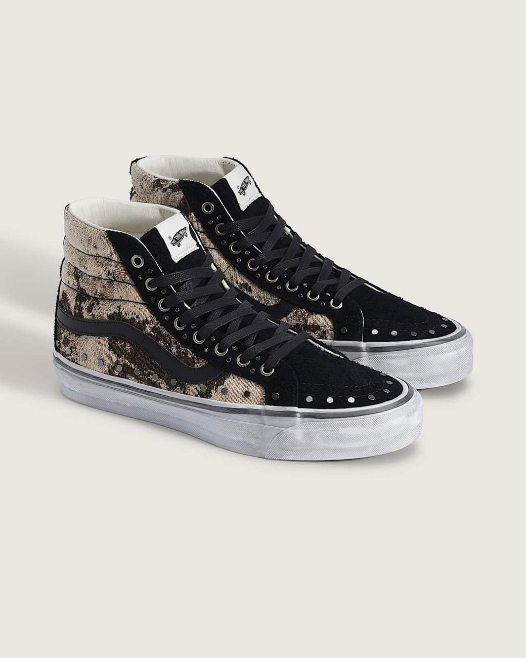 Vans Black Premium Sk8-Hi Shoes for men