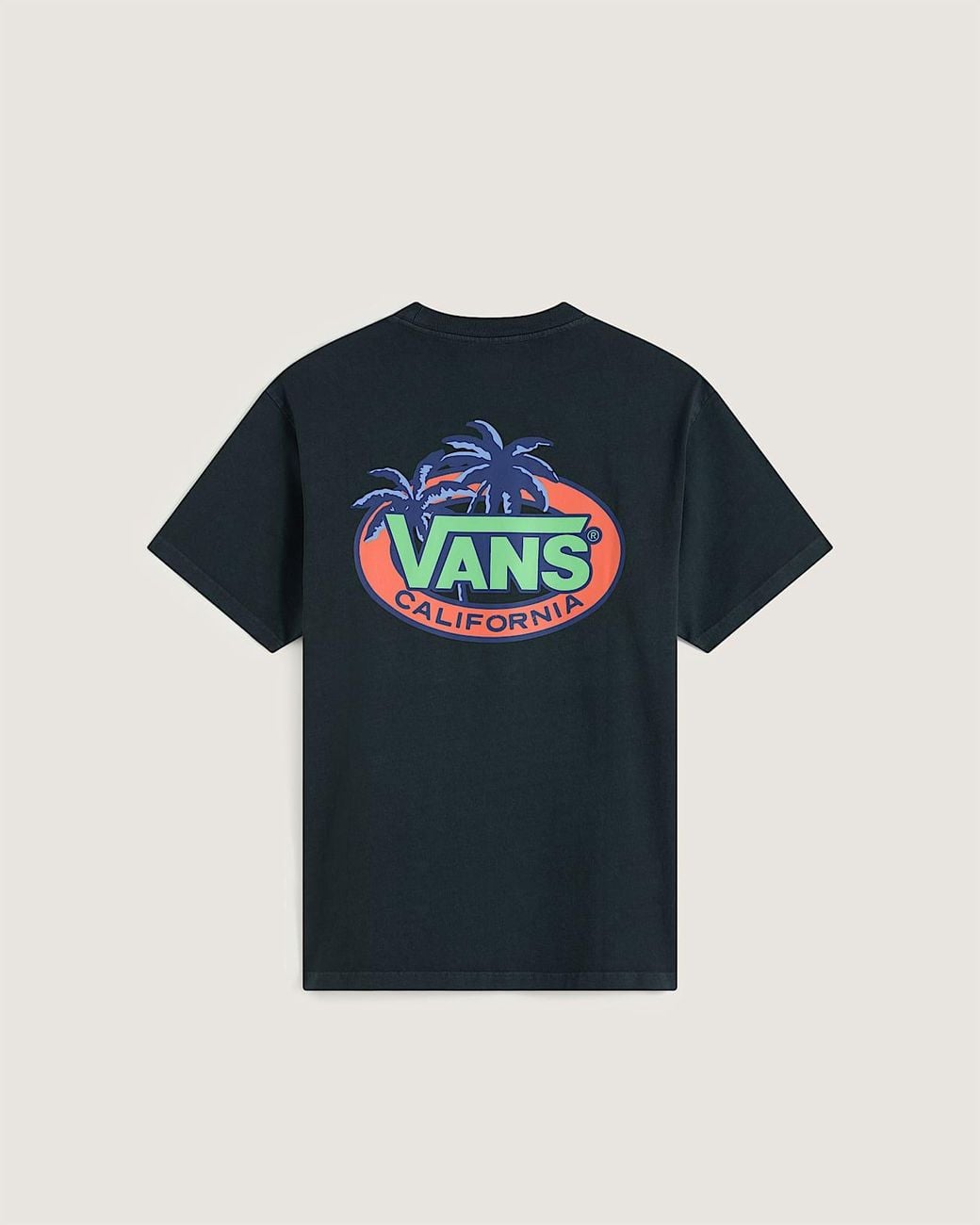 Vans Black Socal Palms Ss Tee for men