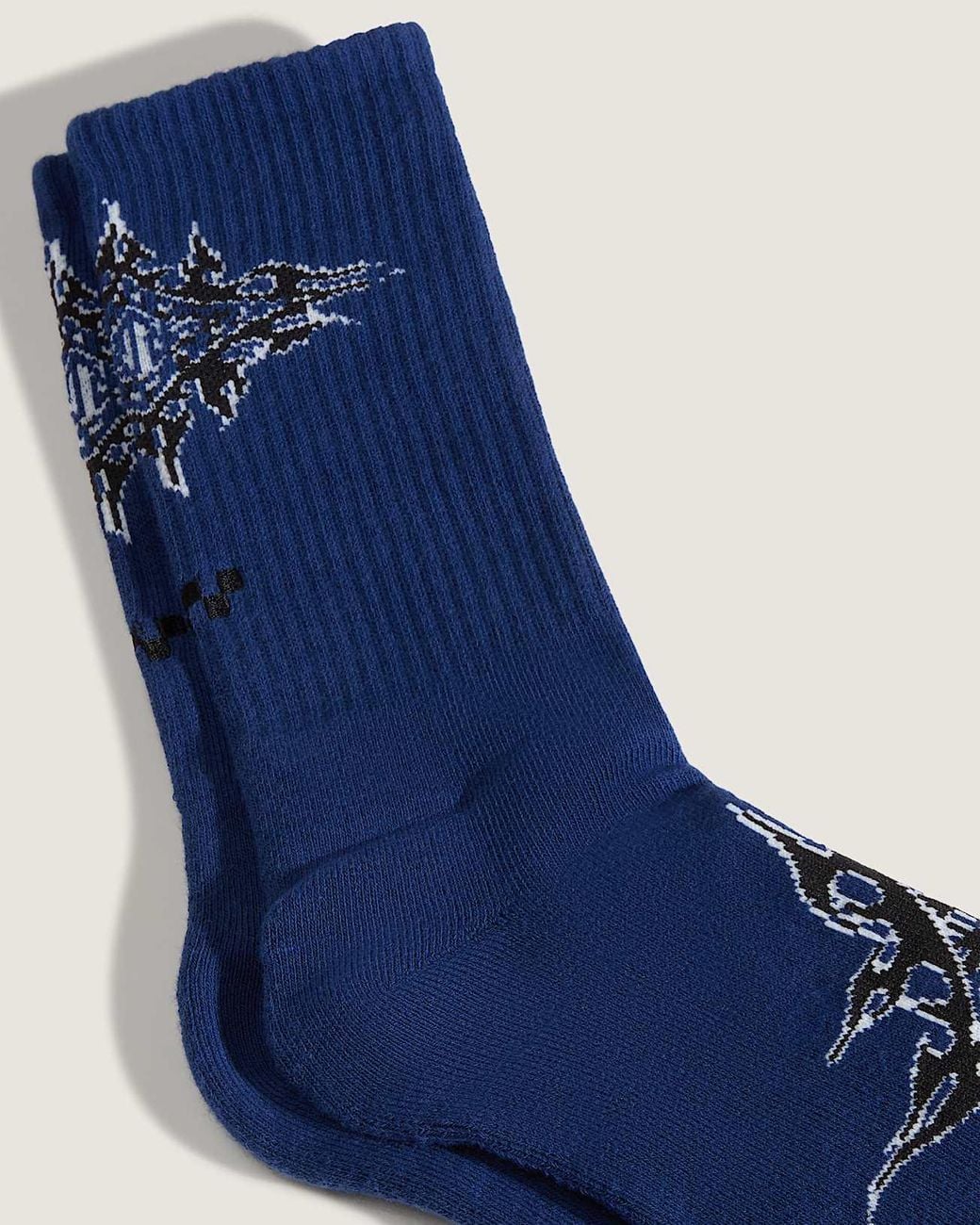 Vans Blue Premium Flame Crew Socks (1 Pair) Size: L (8.5-12​ for men