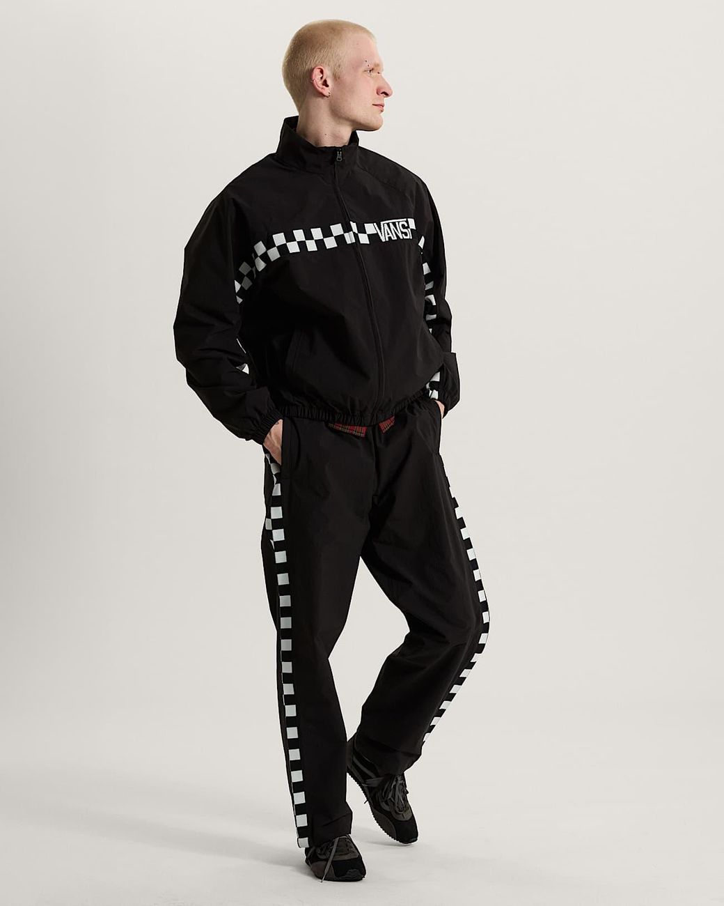 Vans Black Ronnie Track Jacket for men