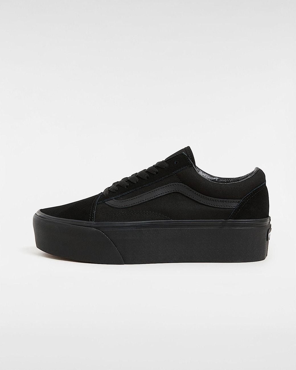 Vans Black Old Skool Platform Schuhe, Damen, Größe