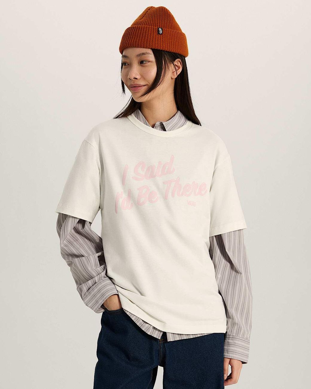 Vans I Said I'D Be There Ss Tee Marshmallow, Herren, Größe in Natural für Herren